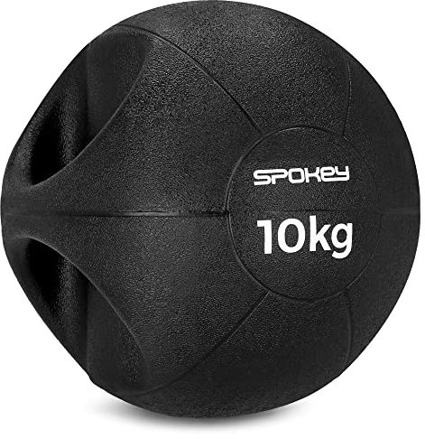 SPOKEY GRIPI Gewichtsball 4-10 kg gefüllt mit schwerem Sand für Männer und Frauen, Medizinball mit Griffe - EIN Ersatz für Hanteln, Kurzhanteln und Kettlebells
