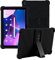 Funda de Silicona para Tablet Lenovo Tab M10 Plus de 3ª generación de 10.6pulgadas,XLTTONG PC Holder Funda de Silicona Anticaída para 2022 Release TB-128FU/TB-125FU (Negro)