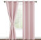 DWCN Blickdichte Vorhänge Verdunkelungsgardinen mit Ösen 2 Stücke Thermogardine für Mädchenzimmer, Kinderzimmer, Blush Rosa, 228x117cm(HxB)
