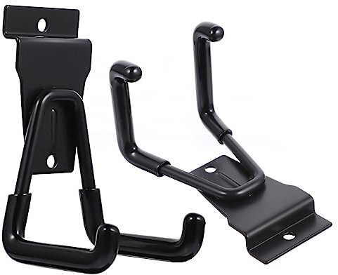 iplusmile 2stücke Schwerlast Doppelhaken Aus Metall Robuster Haken Für Wandmontage Aufbewahrungshaken Zum Aufhängen Von Schweren Gegenständen Praktische Lagerungshilfe Für Garage Und