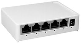 Switch Ethernet a 5 porte, 10/100/1000Mbps, ideale per migliorare la connessione nelle reti locali e aumentare la velocità di trasferimento dati.