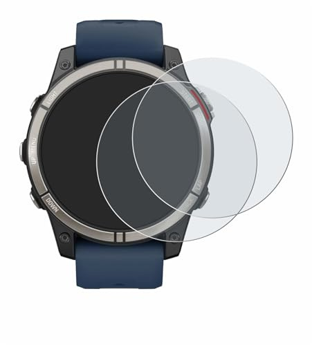BROTECT Entspiegelungs-Schutzfolie für Garmin quatix 7 Pro (2 Stück) Matte Displayschutz-Folie, Anti-Reflex, Anti-Fingerprint