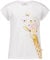 SALT AND PEPPER BY KIDS PARK Mädchen Giraffen Glitterprint und Pailletten T-Shirt, White, 116 cm-122 cm