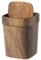 Retro Trash Can, 12L Vintage Wood Grain Small Trash Can with Swing Lid, Rectangular Garbage Bin, Reusable Farmhouse Waste Basket for Bedroom, Living Room, Kitchen, Bathroom Retro