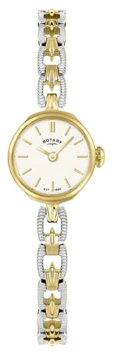 Rotary Ladies 1895 Silver & Gold Plated Bracelet Watch