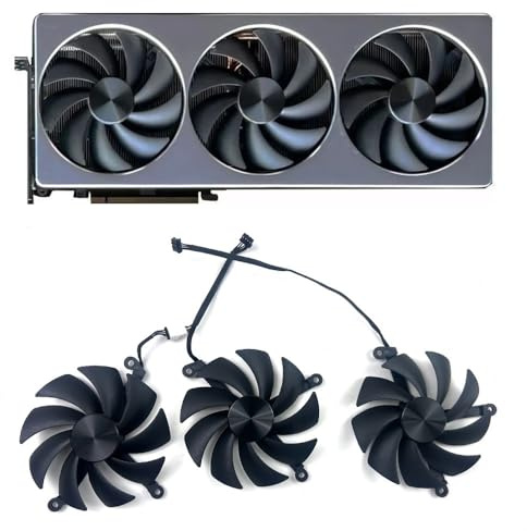 CLSOZAW Laptop parts Cooling Fan 98mm 4pin CF1015U12D For Lenovo RTX 4080 4090 for LEGION VIDEO CARD FANS(3PCS)