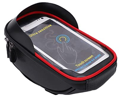 Mavaol Touchscreen-Taschen, TPU-Taschen zur Fahrrad-Handyhalterung für Outdoor-Fahrten