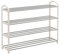 WOLTU Estante de Zapatero 4 Capas para 16 Pares de Zapatos Estantes de Soporte 79x19.5x62cm Crema