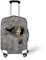CHAQLIN Graue Tier-Reisegepäckhülle, Trolley-Schutzhülle, passend für 45,7 - 71,1 cm Koffer, eule, M(22-24 cover), Koffer