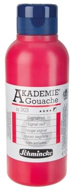 Schmincke – AKADEMIE® Gouache - feine Künstler-Gouache, Signalrot - 250 ml