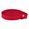 25m Baumwoll-Schrägband uni 20mm breit gefalzt Einfassband 50 Farben wählbar, Farbe:rot