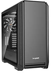 be quiet! Silent Base 601 Window Black PC-Gehäuse, 2X Pure Wings 2 140mm Lüfter, bis 360mm Radiator, E-ATX Mainboard kompatibel
