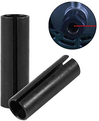 1pc Spannzangenadapter, 8mm bis 6,35mm 1/4 '' Stahlgravur Bit Router Adapter Tool für Spannzangen