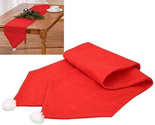 Molinter Tischläufer Weihnachten Tischband Vliesstoff Tischdecke Desktop für Esszimmer Küche Dekoration 180X35CM