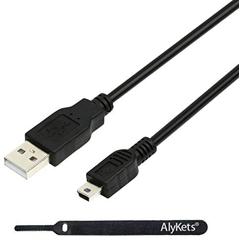 AlyKets Mini câble USB, 3Ft USB A vers Mini B USB 2.0 Câble Charge pour Ancien Android, PS3 Controller, Gopro Hero4 Hero3, Ancien Disque Dur Externe, Bleu Yeti, Appareil Photo, pour Garmin Nuvi GPS