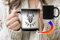 Wakanda Forever Black Panther Schwarze Magie Temperatur Farbwechsel Becher Kaffee Tee 330 ml Tasse Mug Cup