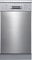 Edesa Lavavajillas Libre Instalación EDW-4610 X Ancho 45 cm 6 Programas Lavado Silencioso 49 dB Triple Sistema Seguridad LED 2 Cestillos Dispensador Detergente Acabado en Gris Acero Inoxidable
