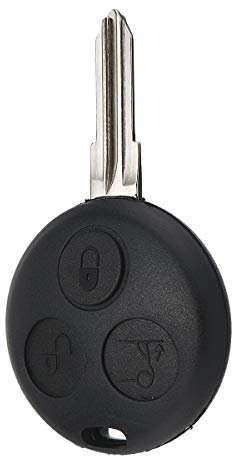 WANGCL Telecomando di Ricambio a 3 Pulsanti Senza Chiave per Auto Smart City 2000-2004 / Smart ForTwo 2003-2005 / Smart Passion 2000-2004 / Smart Pulse 2000-2004 (433MHZ)