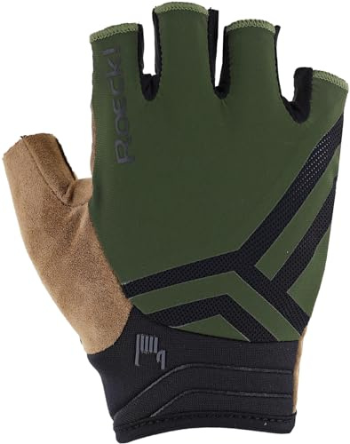 Roeckl Ibarra Fahrrad Handschuhe kurz grün/schwarz 2026: Größe: 10
