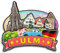 ULM Baden-Württemberg Deutschland Kühlschrankmagnet Holzkollektion 3D Holz handgefertigt Reise Stadt Souvenirs Kühlschrankmagnet Wohndeko Geschenk -1527