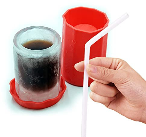 Shot Glass Mould | Silicone Ice Moulds for Beer Mugs - Maker, Easy Release and Clean, Reusable Creative Drinking Accessories, Trays for Freezer