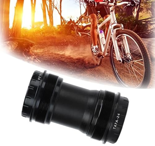 ZLXHDL Fahrrad-Innenlager, Hochfestes, Leichtes, Wasserdichtes Einpresslager, BB-Fahrradachsen-Zentralwelle T47 24 Mm Kettenblatt