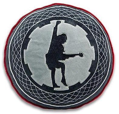 AC DC - Kissen - Angus Young - Deko Cushion - Logo - 37 cm