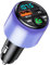 Mohard Trasmettitore FM Bluetooth 5.3 per Auto, PD 30W & QC3.0 18W Ricarica Veloce Vivavoce Bluetooth Auto con Musica Hi-Fi, Luce Commutabile Radio Dispositivo Macchina Accendisigari Adattatore Auto