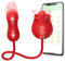 Vibration für Frauen Vibrator Sex Toy mit 9 Tongue Rotations, Dildo Vibrator mit 9 Stossfunktion, Vibratoren Klitoris Stimulator für Sie, Sex Spielzeug für die Frau, Sex Spielzeug für Paare