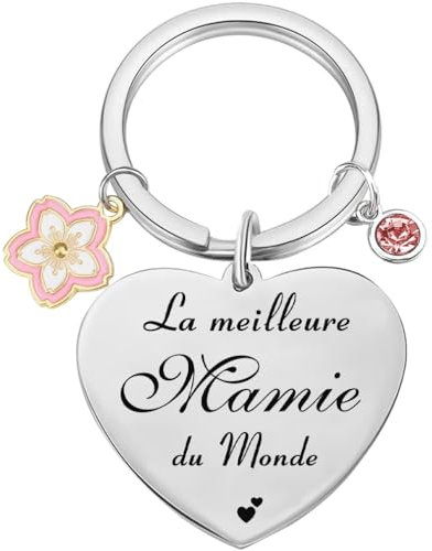 Cadeau Fete des Meres pour Grand-mère Porte Clés Gran d-mère,Cadeau Fete des Grand Meres Porte Clés Mami e, Cade au Anniversaire G rand-père Ma mie,Cadea u pour Papy - Meilleure M amie