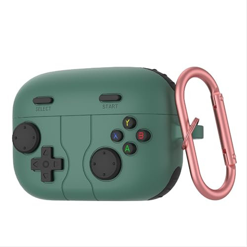 GIOPUEY Cover Compatibile con Sony LinkBuds S, Carino Divertente Cartone Animato TPU Silicone Custodia, Protettiva Case Cover con Gancio Portachiavi per Uomini Donne - Green