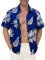 Gavliuu Hawaiianische Hemd für Herren - Herren Hawaiian Knopfhemden Blumen Hemden Gedruckte Casual Kurzärmelige Hemden