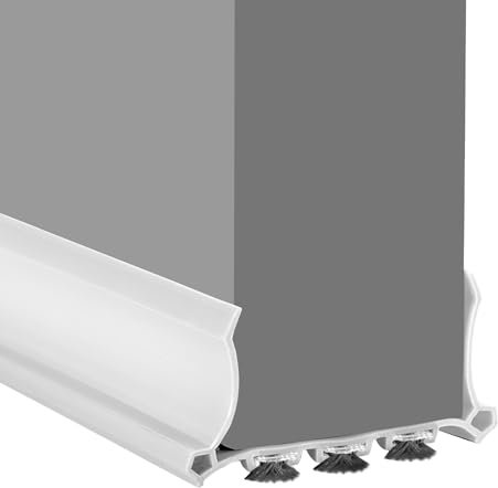 100cm Paraspifferi Sottoporta per Porte Interne e Esterne Paraspifferi Porta Blindata Guarnizione per Porta per Protezione da Suoni Freddo Umidità e Insetti Larghezza 3-5 cm