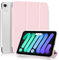 4UBonLife Coque pour iPad Mini 7(A17 Pro) 2024/ Mini 6 Modèle 2021 8,3 Pouces, Étui de Protection Léger Coque Arrière en PC Rigide Translucide Givré pour iPad Mini 6ème/7ème Génération, Rose