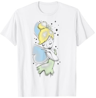 Portrait de la Fée Clochette de Disney Peter Pan T-Shirt