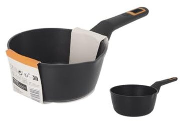 Poêle MasterChef en aluminium forgé avec revêtement céramique antiadhésive, durable, résistante - 2,5 mm d'épaisseur - Convient pour gaz, électrique, vitrocéramique et induction (16 cm)