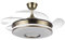LUMIKING Ventilador de Techo con Luz LED 72W – Motor DC 32W Silencioso – Aspas Retráctiles – 3 Tonos de Luz 3000K/4000K/6500K – Regulable con Mando y Temporizador (Cuero 2, 91 cm)