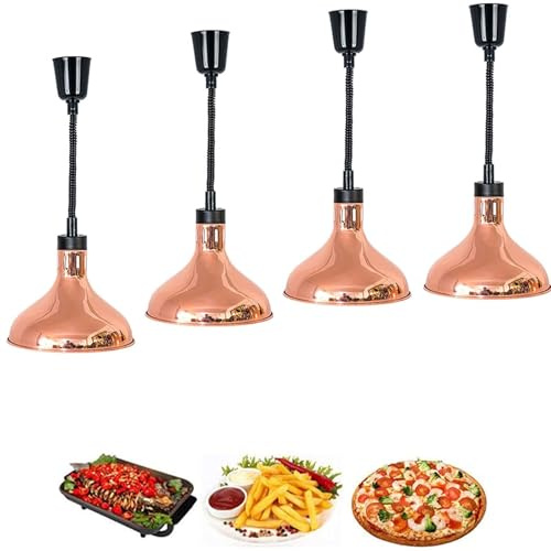 Food Heat Lamp Warmer, Food Service Warmers for Kitchen, Steak Pizza Heating Light for Prevent Food from Cooling Quickly(29cm)