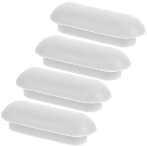 Yardenfun 4 Stück Teiliges Toilettensitz Ersatz Puffer aus Transparentem Silikon rutschfeste Wc Deckel Stopper mit Selbstklebender Rückseite Stoßdämpfend und Einfach zu Montieren für