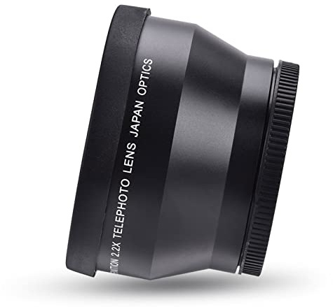 Tomantery 67mm 2.2x Teleconverter Lens, Precision Engineered, Lightweight, Practical Close-up Alternative for All Cameras with 67mm Mount