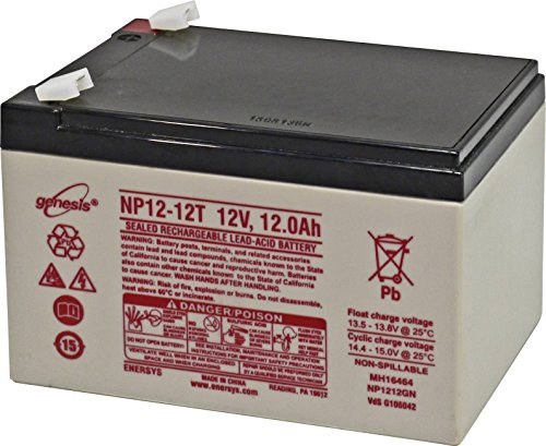 EnerSys Genesis NP12-12 Bleiakku 12V 12Ah Blei-Vlies (AGM) (B x H x T) 151 x 100 x 98mm Flachstecke