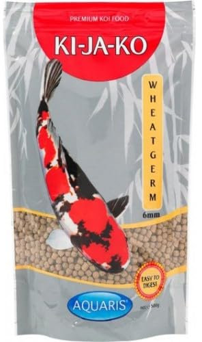 KI-JA-KO Wheatgerm Nourriture spéciale pour koï 10 kg / 6 mm, avec Une teneur élevée en germes de blé, pour l'alimentation au Printemps et en Automne