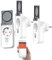 Luminea Home Control Messsteckdose: 3er-Set WLAN-Outdoor-Steckdosen, App, Sprachsteuerung, 16 A, IP44 (Zeitschaltuhr mit App Outdoor, Smarte WLAN Outdoor Steckdose, Weihnachtsbeleuchtung)
