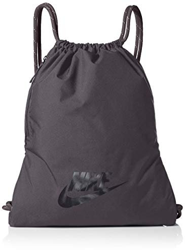 Nike Unisex Heritage 2.0 Sportbeutel, Thunder Grey/Thunder Grey/Thunder Grey, ca. 43 cm x 33 cm