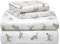 Pointehaven Juego de sábanas de Franela 100% algodón Estampadas con Tacto de Terciopelo de 180 g/m², tamaño Individual XL, Gatos, cálido y Acogedor, preencogidas, Bolsillos Profundos, elástico,
