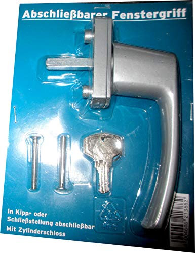 Abschließbarer Fenstergriff/Sicherheits-Fenstergriff Silber