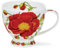Dunoon Tasse Skye en porcelaine fine – Fabriqué en Angleterre (Papaver)