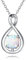 FANCIME 925 Sterling Silber Halskette Damen Infinity Anhänger Geburtsstein Kette Opal Oktober Geburtsstein Schmuck Geschenk für Mutter Frauen