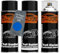 TRISTARcolor Motorradlack Spraydosen Set für Piaggio Scooters 280 Azzurro Siderale Perl Grundlack Basislack Klarlack Sprühdose 400ml