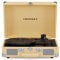 Crosley Cruiser Plus Giradischi con 2 altoparlanti, Bluetooth e AUX - Giradischi Vintage a 3 velocità - Per vinili da 7, 10 e 12 - Portatile con custodia integrata (Bruno Giallastro)
